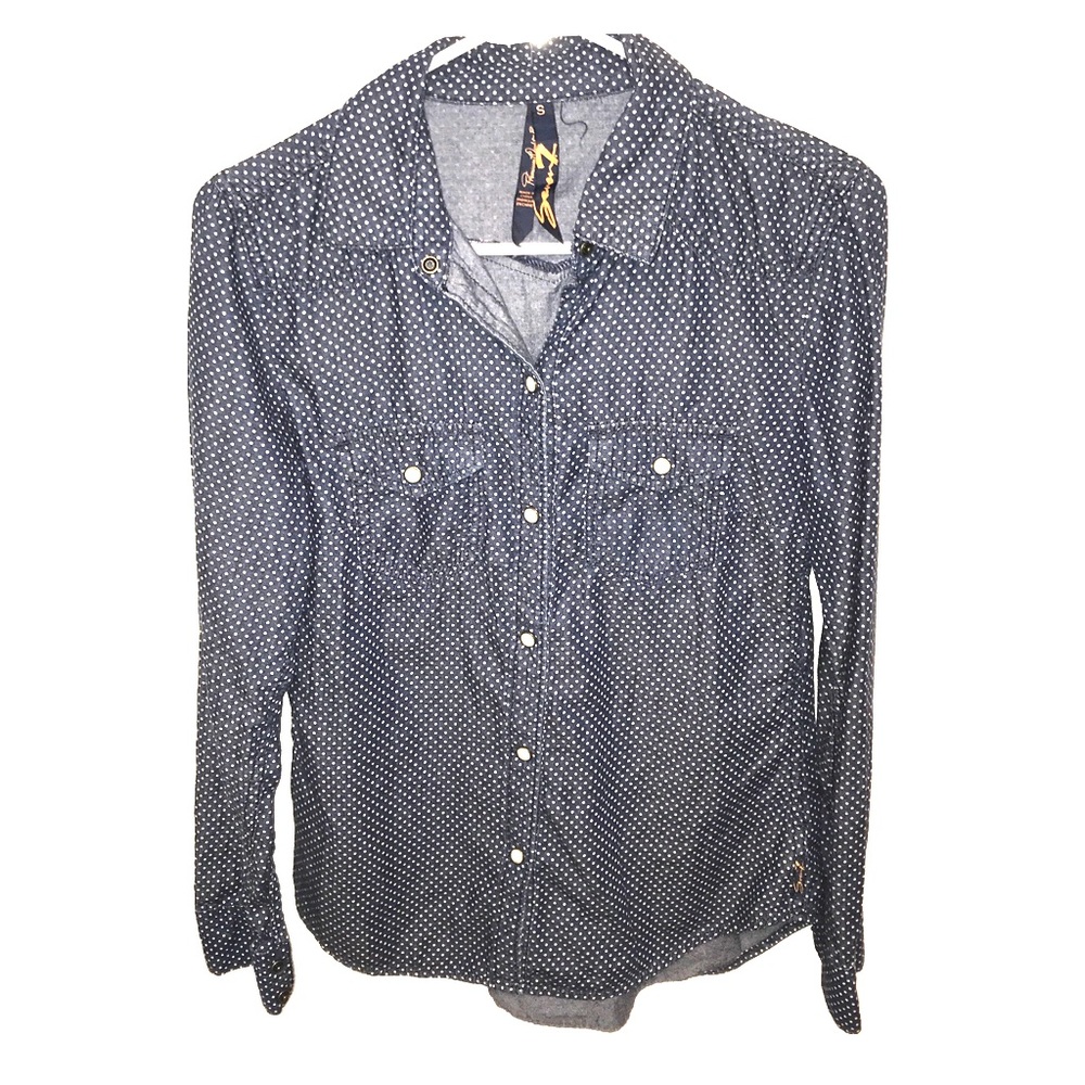 Seven7 button up denim shirt